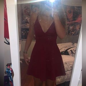 red homecoming dress. size medium